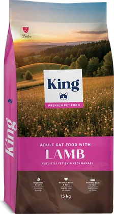 Kuzu Etli Yetişkin Kedi Maması ambalajı
